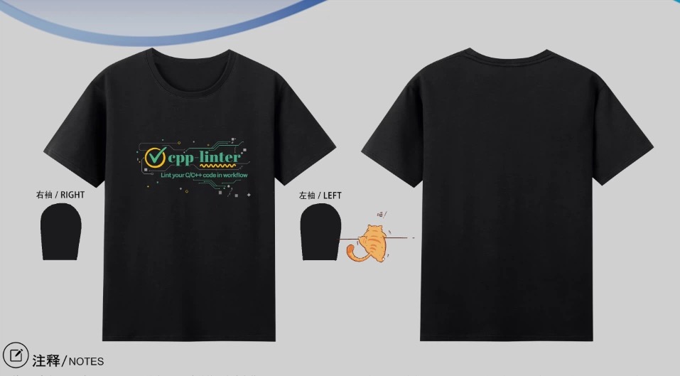 Black T-shirt Front